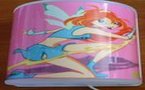 LAMPE APPLIQUE Les winx bloom
