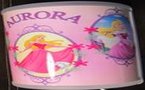 LAMPE APPLIQUE princesse aurore