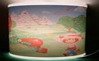 LAMPE APPLIQUE Charlotte aux fraises