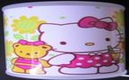 LAMPE APPLIQUE HELLO KITTY