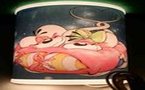 LAMPE APPLIQUE Diddl et Diddlina