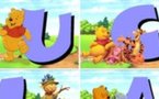 LETTRE DE PORTE WINNIE L'OURSON