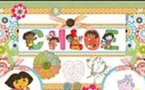 AFFICHE 18-24 cm : son prénom avec DORA L'exploratrice
