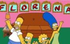 AFFICHE 18-24 cm : son prénom avec les SIMPSONS