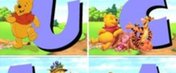 LETTRE DE PORTE WINNIE L'OURSON