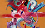 Exposition Peintures abstraites - Martine BELFODIL - à la Galerie ARTMONTI