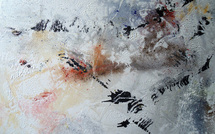 Le peintre abstrait françois Arnaud expose à Séguret