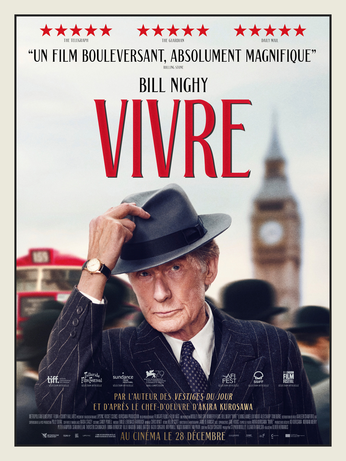 Vivre - Titre original Living - Réalisateur Oliver Hermanus Vivre - Titre original Living - Réalisateur Oliver Hermanus