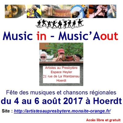 Festival Music in - Music'Aout à 67720 Hoerdt Festival Music in - Music'Aout à 67720 Hoerdt