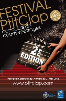 «Festival Ptit Clap, concours de courts métrages pour les 15 à 25 ans «Festival Ptit Clap, concours de courts métrages pour les 15 à 25 ans