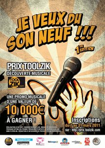 Prix musiCaLTooLZik,1 ère édiTion Prix musiCaLTooLZik,1 ère édiTion