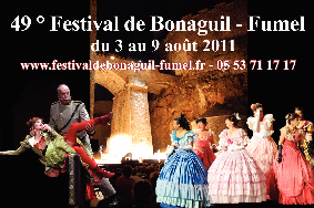 49 ° festival de théâtre de Bonaguil-Fumel