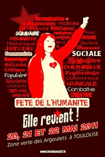 La Fête de L'humanité du 20 au 22 Mai 2011 à Toulouse