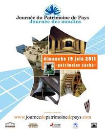Journée du Patrimoine de Pays et des Moulins Journée du Patrimoine de Pays et des Moulins