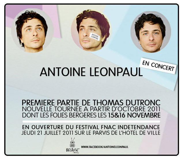 ANTOINE LEONPAUL EN CONCERT! ANTOINE LEONPAUL EN CONCERT!