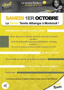 Duels de Street Tennis à Montreuil (93) ! Duels de Street Tennis à Montreuil (93) !