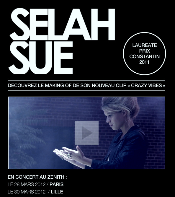 Selah Sue - "Crazy Vibes" - Le Making Of !