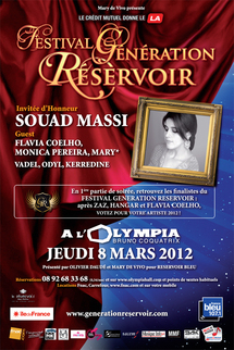 GENERATION RESERVOIR A L'OLYMPIA LE 8 MARS 2012 GENERATION RESERVOIR A L'OLYMPIA LE 8 MARS 2012