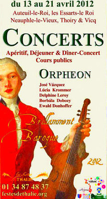 Festival Brillamment baroque 2012 Festival Brillamment baroque 2012