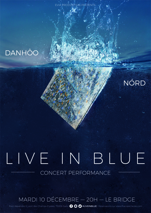 Live in Blue : concert perfomance de NÓRD et DanHôo au Bridge le 10/12