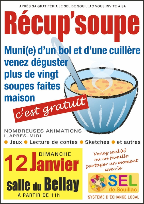 la Récup' soupe - 3ème édition RDV la Récup' soupe - 3ème édition RDV