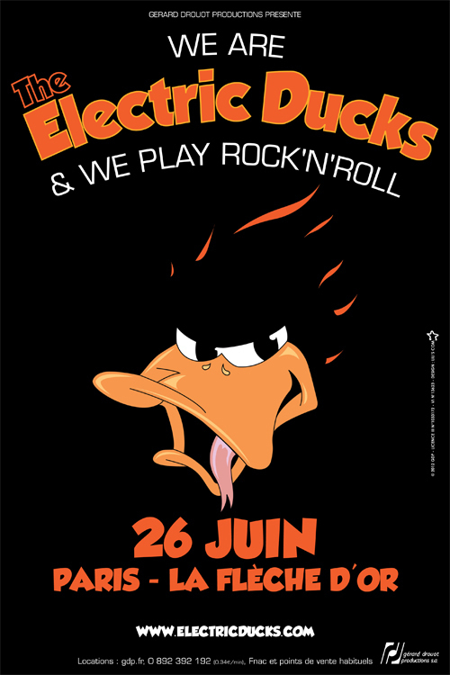 The Electric Ducks vient enflammer la Flèche d'or le 26 juin 2012