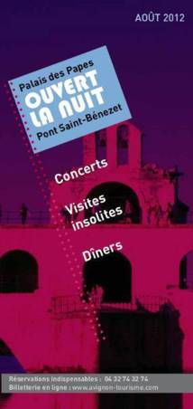 Avignon : en août, le Palais des Papes  est ouvert la nuit