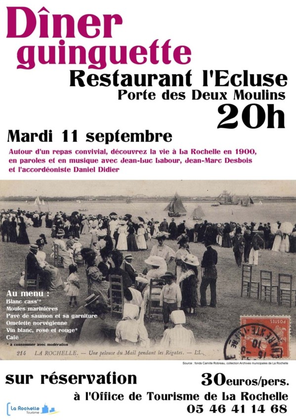 Un dîner façon guinguette !