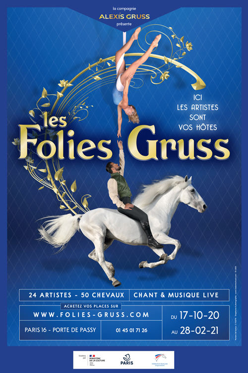 Les Folies Gruss reprend dès le 17 octobre à Paris avec la Compagnie Alexis Gruss