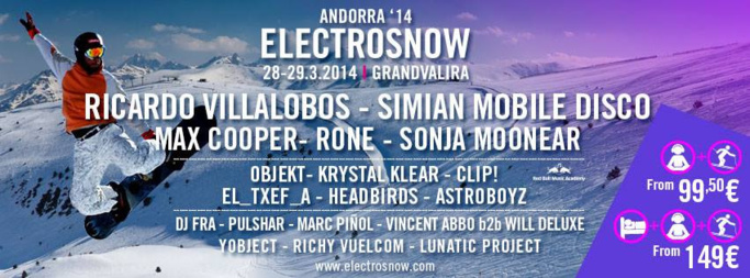 Festival ElectroSnow | Ricardo Villalobos, Simian Mobile Disco, Rone...