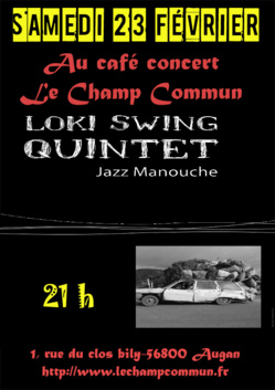 Concert Loki Swing- Swing manouche et rumbas gitanes