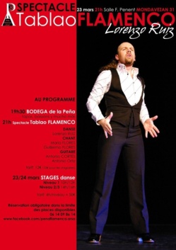 Spectacle + stages FLAMENCO - LORENZO RUIZ - Spectacle + stages FLAMENCO - LORENZO RUIZ -