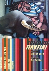 Exposition contemporaine [VIZAVI] de Gé PELLINI et David GRAY.