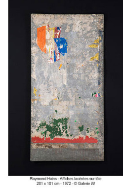 GALERIE W @ ART PARIS = RAYMOND HAINS - 28 MARS / 1 AVRIL