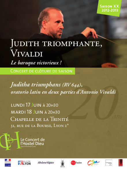 Judith triomphante, Vivaldi Le baroque victorieux ! Judith triomphante, Vivaldi Le baroque victorieux !