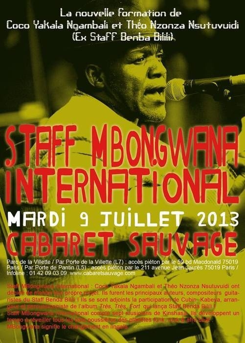 STAFF MBONGWANA INTERNATIONAL STAFF MBONGWANA INTERNATIONAL