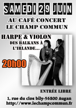 Concert Duo deliou - Harpe & Violon Concert Duo deliou - Harpe & Violon