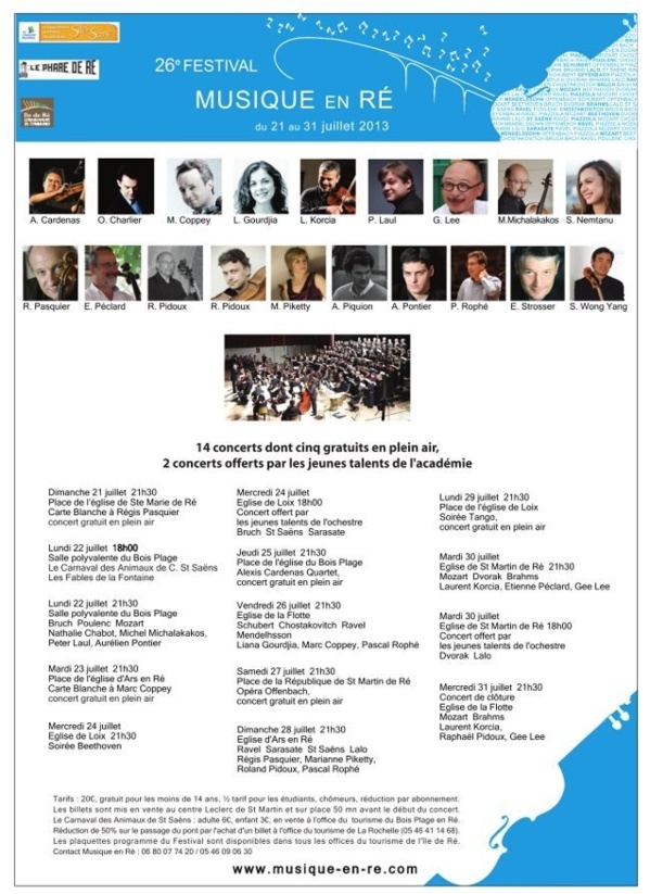 Festival Musique en Ré Festival Musique en Ré