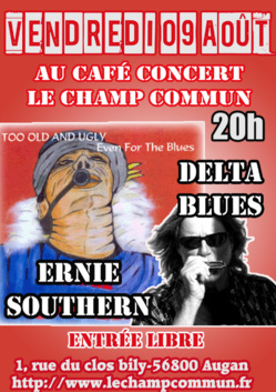 Concert de Blues U.S avec Ernie Southern &Pompano Pete
