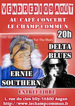 Concert de Blues U.S avec Ernie Southern &Pompano Pete Concert de Blues U.S avec Ernie Southern &Pompano Pete