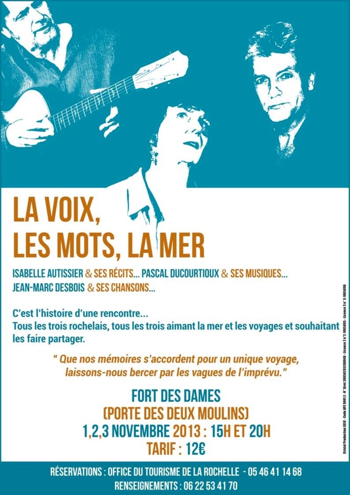 La voix, les mots, la mer La voix, les mots, la mer