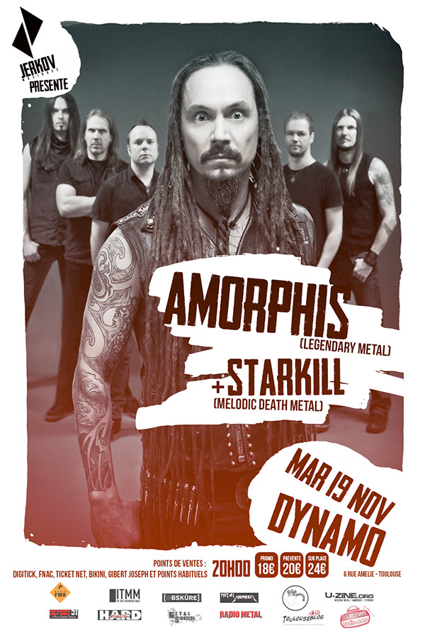 AMORPHIS + STARKILL AMORPHIS + STARKILL