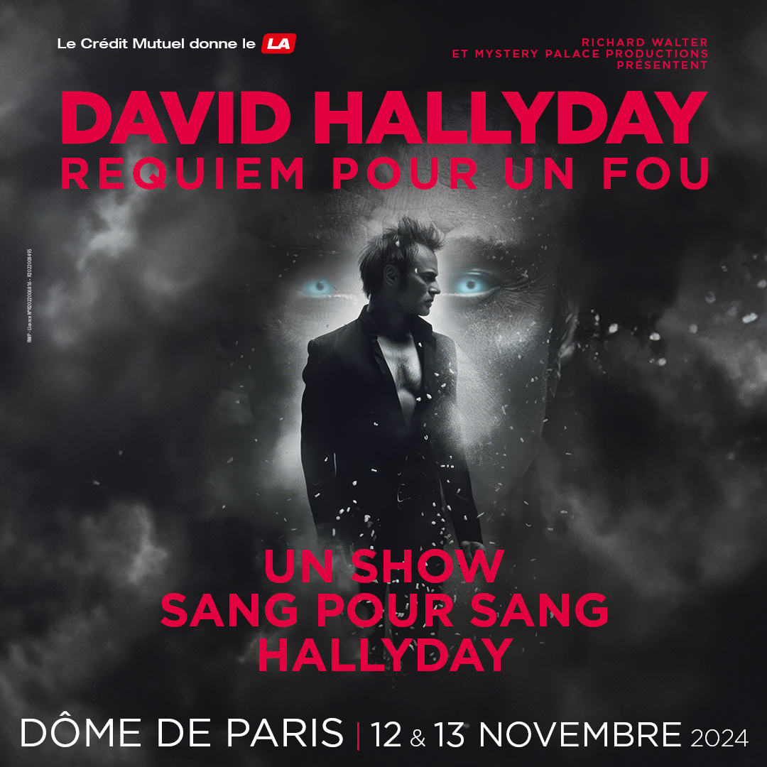 David Hallyday bientôt en tournée Requiem pour Un fou et au Dôme de Paris (12 et 13/11/2024) David Hallyday bientôt en tournée Requiem pour Un fou et au Dôme de Paris (12 et 13/11/2024)