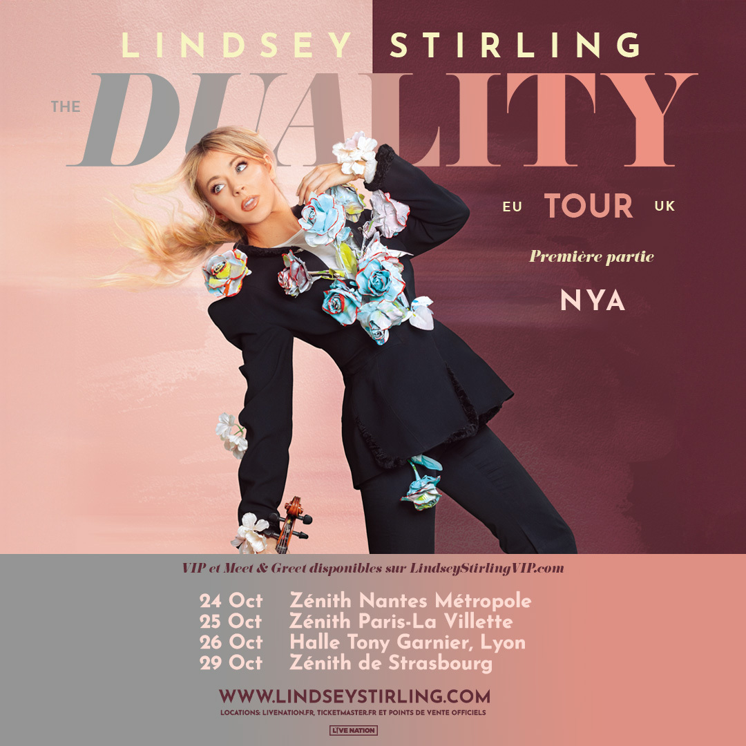 Lindsey Stirling annonce la tournée française Duality avec le clip d'Evil Twin Lindsey Stirling annonce la tournée française Duality avec le clip d'Evil Twin