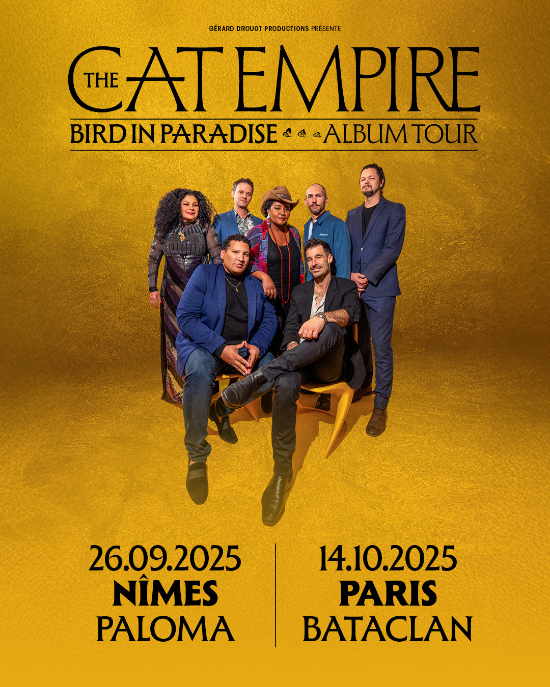The Cat Empire annonce une tournée française et un concert le 14 octobre au Bataclan The Cat Empire annonce une tournée française et un concert le 14 octobre au Bataclan