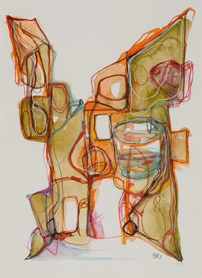 dessin aquarellé de Benoît Rocher, dessin aquarellé de Benoît Rocher,