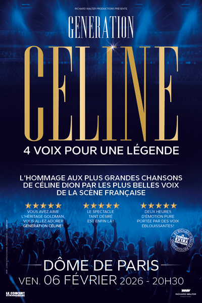 Génération Céline, la tournée événement en hommage à Céline Dion à voir en 2026