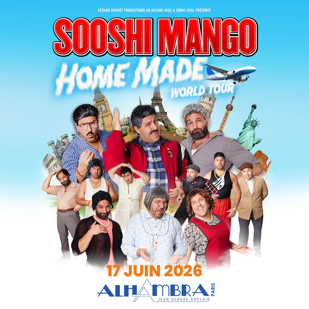 Sooshi Mango débarque à Paris avec le Home Made World Tour  Paris, le 17 juin 2026 – L’Alhambra