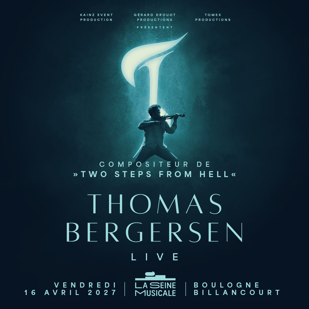 Thomas Bergersen en concert à La Seine Musicale à Paris le 16 avril 2027
