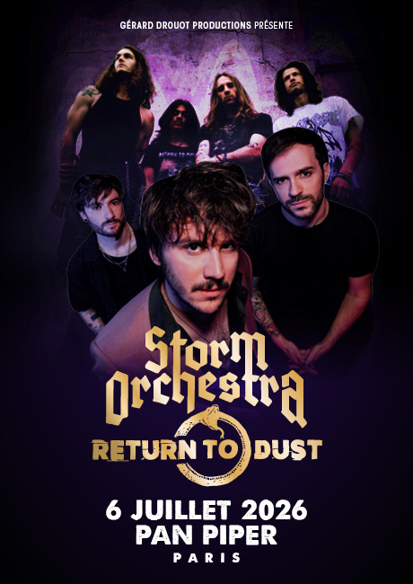 Return To Dust et Storm Orchestra en concert au Pan Piper à Paris le 6 juillet 2026